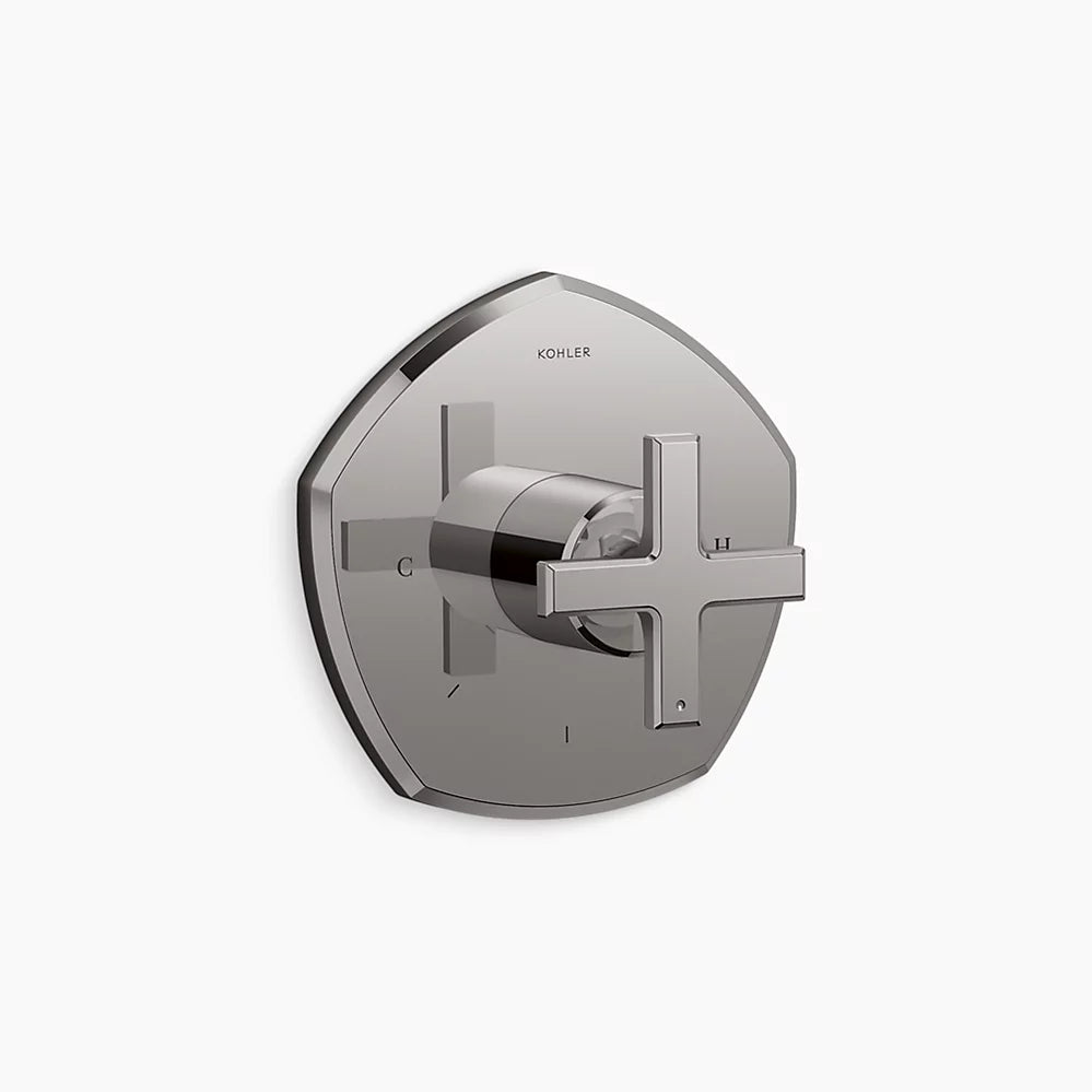 Kohler MasterShower® temperature control valve trim with cross handle