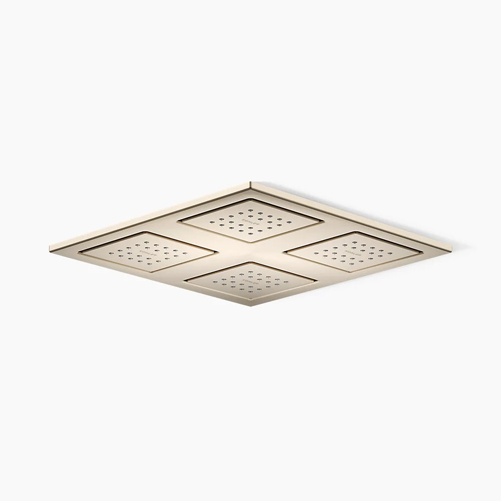 Kohler Overhead shower panel with four 22-nozzle sprayheads