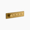 Kohler Four-outlet recessed mechanical thermostatic valve control