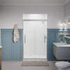 Kohler Frameless sliding shower door, 79-1/16" H x 44-5/8 - 47-5/8" W, with 5/16" thick Crystal Clear glass