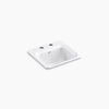 Kohler 15" top-mount single-bowl bar sink