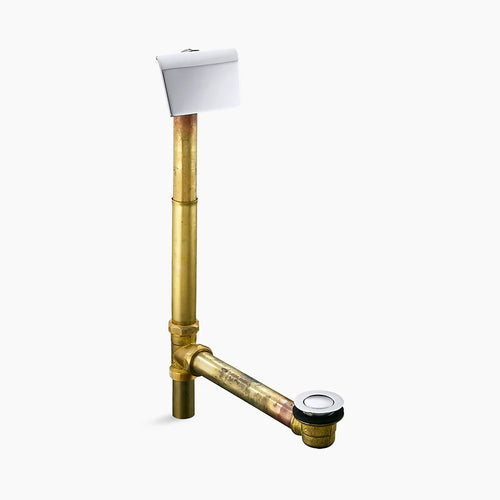 Kohler 1-1/2" contoured pop-up drain and overflow for above- or through-the-floor installation