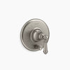 Kohler Rite-Temp® valve trim with push-button diverter and lever handle