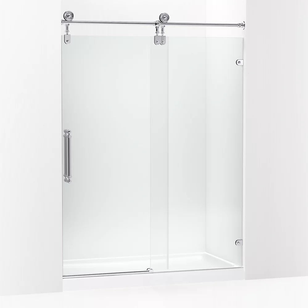 Kohler 80-7/8" H sliding shower door with 3/8"-thick glass