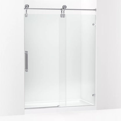 Kohler 80-7/8" H sliding shower door with 3/8"-thick glass