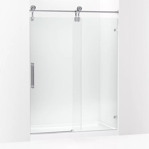 Kohler 80-7/8" H sliding shower door with 3/8"-thick glass