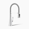 Kohler Graze® Semi-professional kitchen sink faucet with three-function sprayhead