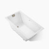 Kohler Tea-for-two Heated Bubblemassage Air Bath 66 x 36-Inch Drop-In Bathtub