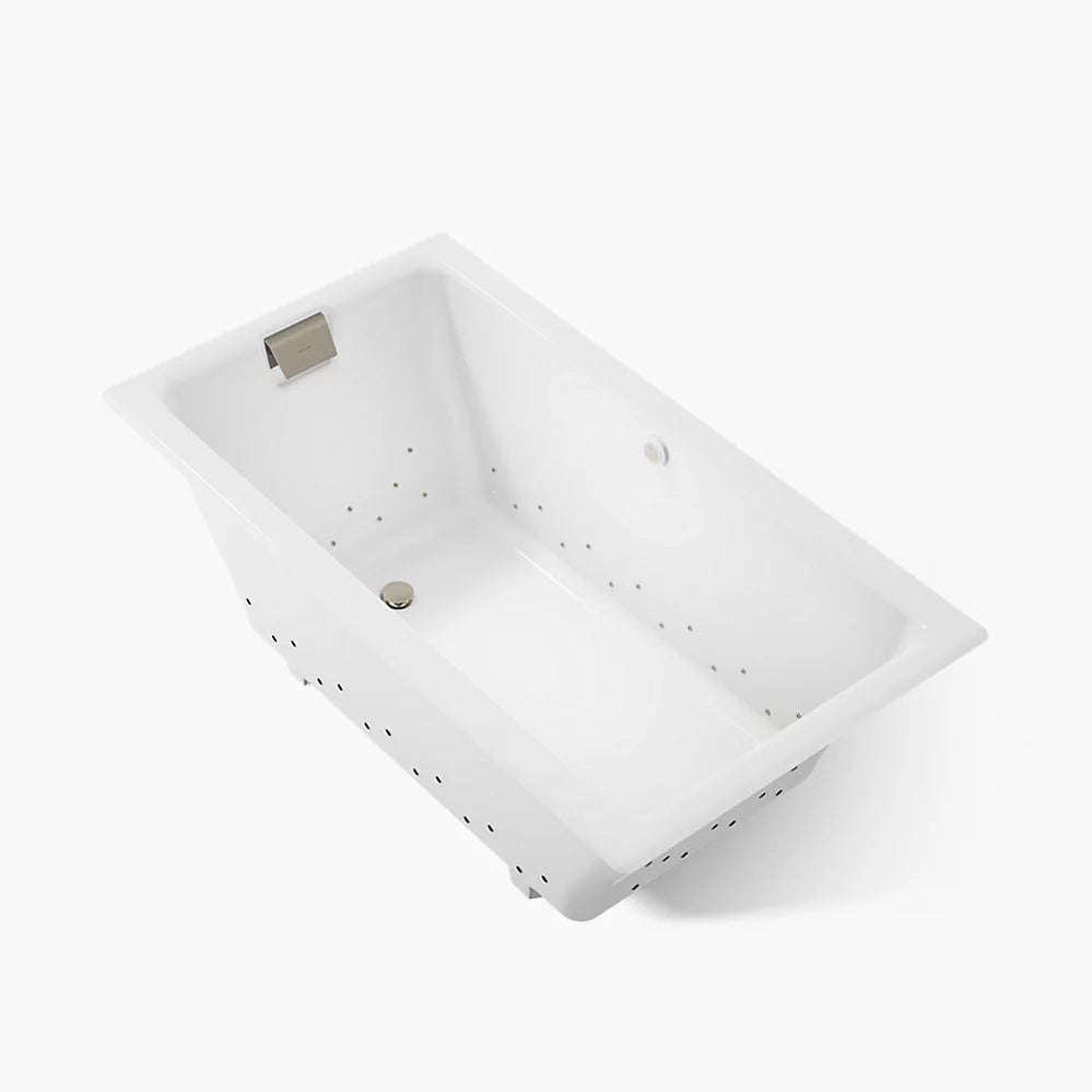 Kohler Tea-for-two Heated Bubblemassage Air Bath 66 x 36-Inch Drop-In Bathtub