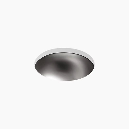 Kohler 13-3/4" round drop-in/undermount bathroom sink, no overflow