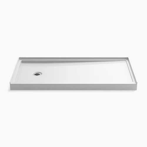 Kohler 60" x 30" alcove shower base, left drain