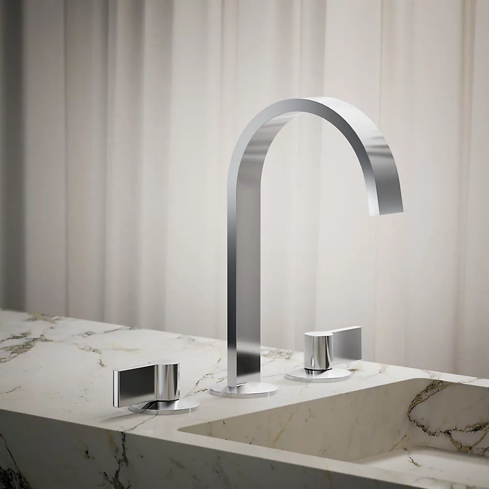 Kohler Bathroom sink faucet spout with Ribbon design, 1.2 gpm
