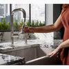 Kohler Touchless pull-down kitchen sink faucet with two-function sprayhead