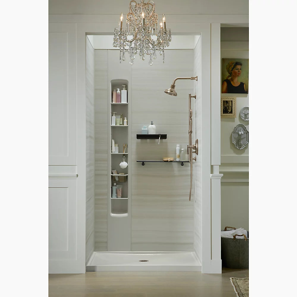 Kohler 48" x 34" alcove shower base, center drain