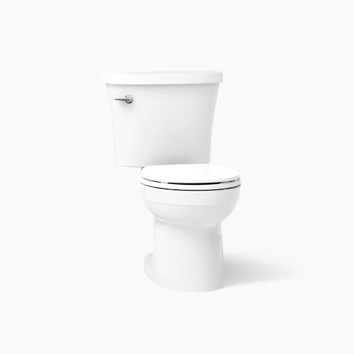 Kohler Two-piece round-front toilet, 1.28 gpf