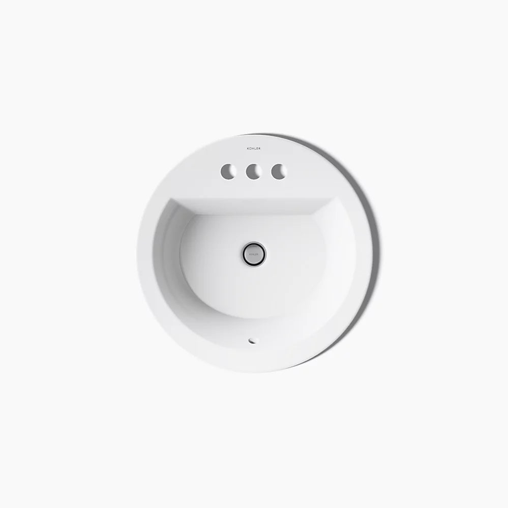 Kohler 19" round drop-in bathroom sink