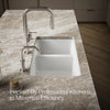 Kohler Riverby® 33" undermount double-bowl workstation kitchen sink