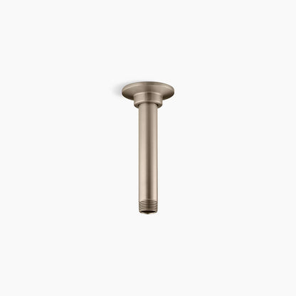 Kohler 6" ceiling-mount single-function rainhead arm and flange