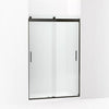 Kohler Sliding shower door, 74" H x 43-5/8 - 47-5/8" W, with 1/4" thick Frosted glass