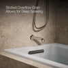 Kohler Archer 60" x 30" alcove bath with Bask heated surface, left drain