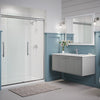 Kohler 79-1/16" H sliding shower door with 5/16"-thick glass