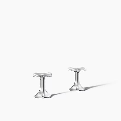 Kohler Deck-mount bath faucet handles with Cross design