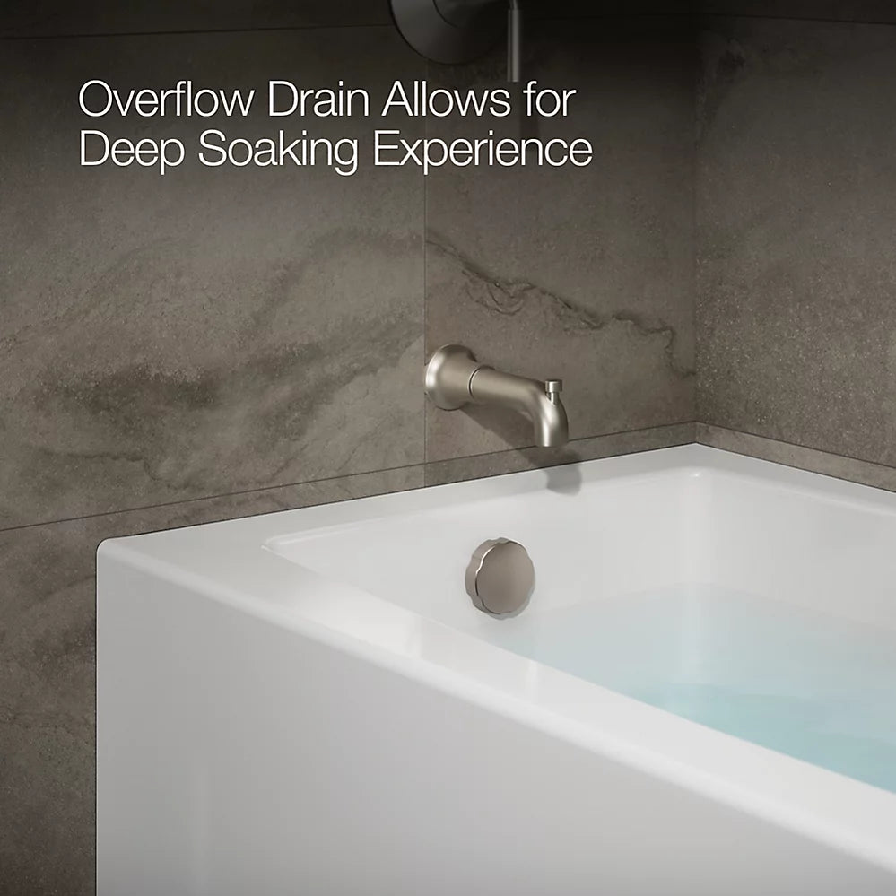 Kohler Entity 60" x 30" alcove bath, left drain