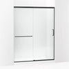 Kohler Tall 75-1/2" H sliding shower door with 5/16"-thick glass