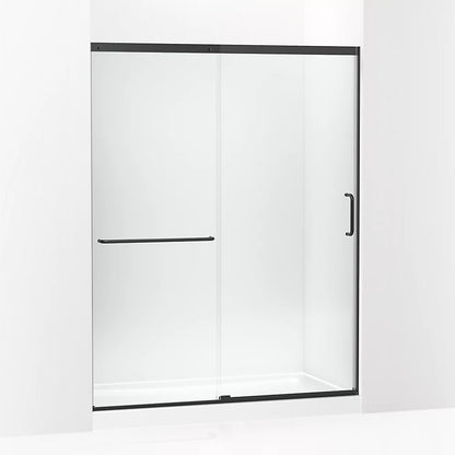 Kohler Tall 75-1/2" H sliding shower door with 5/16"-thick glass
