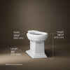 Kohler Memoirs® Elongated Toilet Bowl Comfort Height Only K-4380