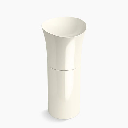 Kohler 16" pedestal bathroom sink, no overflow