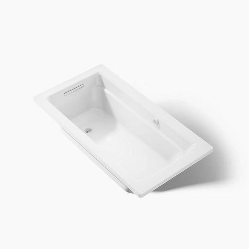 Kohler Archer Heated Bubblemassage Air Bath With Bask Heated Surface 60 x 32-Inch Drop-In Bathtub