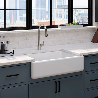 Kohler 32-3/4" undermount single-bowl farmhouse kitchen sink