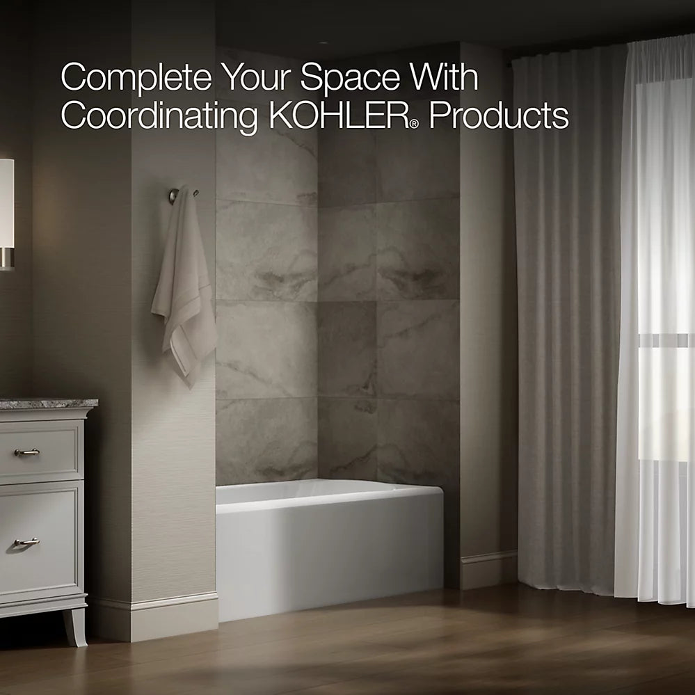 Kohler Avec 60" x 32" alcove bath, left drain
