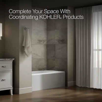 Kohler Avec 60" x 32" alcove bath, left drain