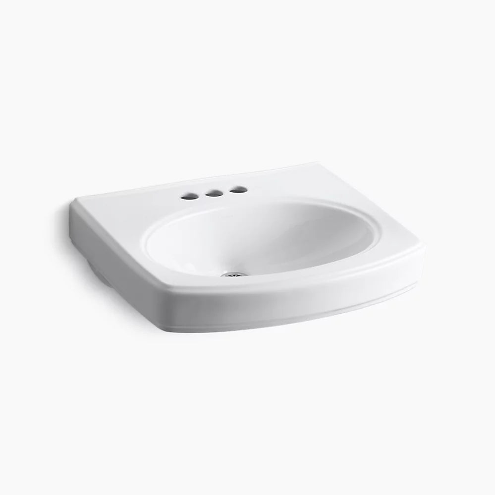 Pinoir® 22" oval wall-mount bathroom sink