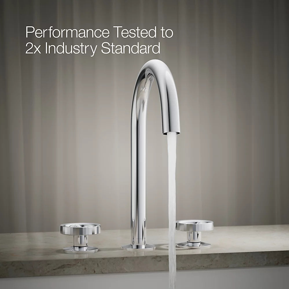 Kohler Deck-mount bath faucet handles with Industrial design