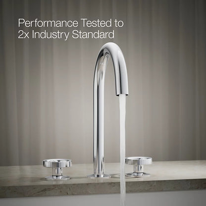Kohler Deck-mount bath faucet handles with Industrial design