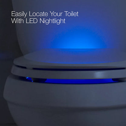 Kohler Nightlight ReadyLatch® Quiet-Close™ elongated toilet seat
