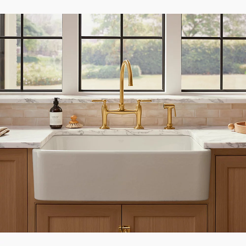 Kohler 34" undermount single-bowl farmhouse kitchen sink