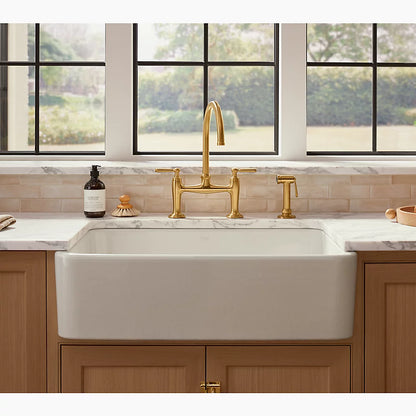 Kohler 34" undermount single-bowl farmhouse kitchen sink