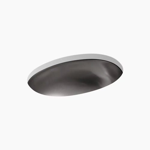 Bolero® 16-3/4" oval drop-in/undermount bathroom sink, no overflow