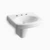 Pinoir® 22" oval wall-mount bathroom sink
