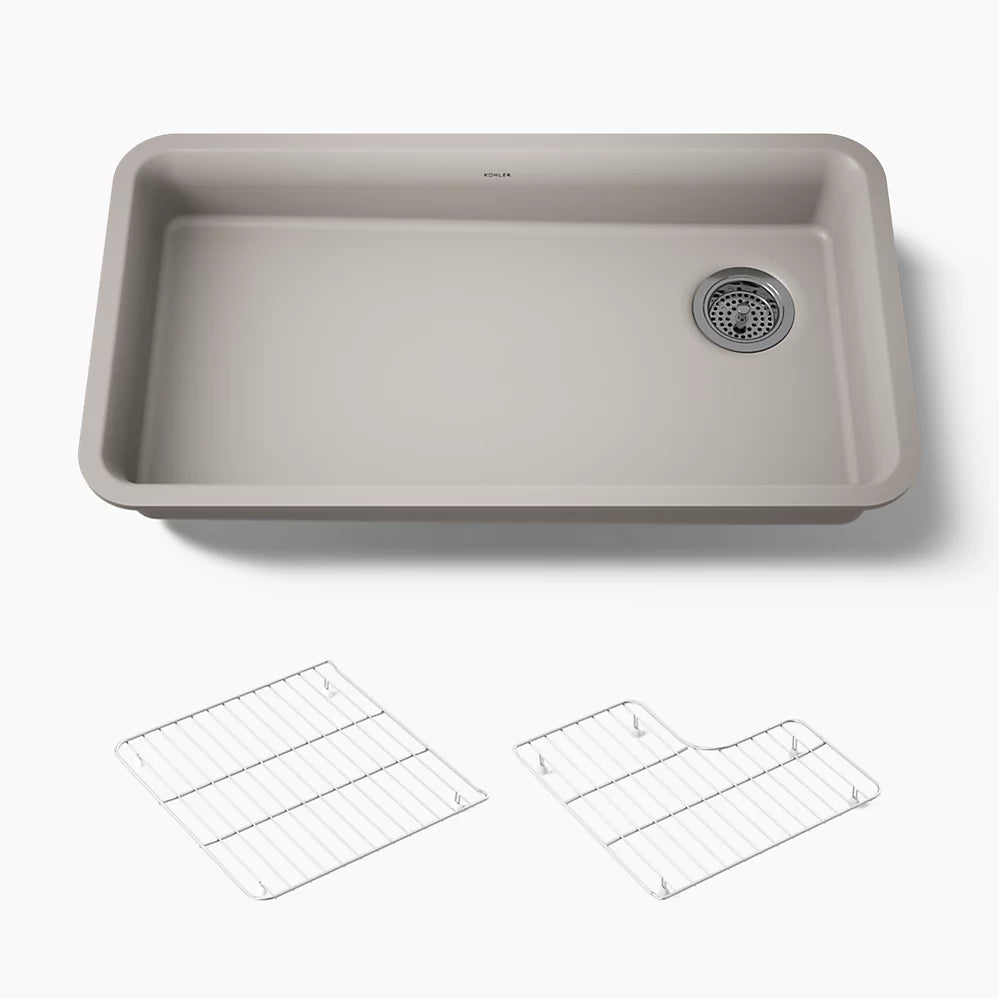 Kohler Cairn® 33" undermount single-bowl kitchen sink