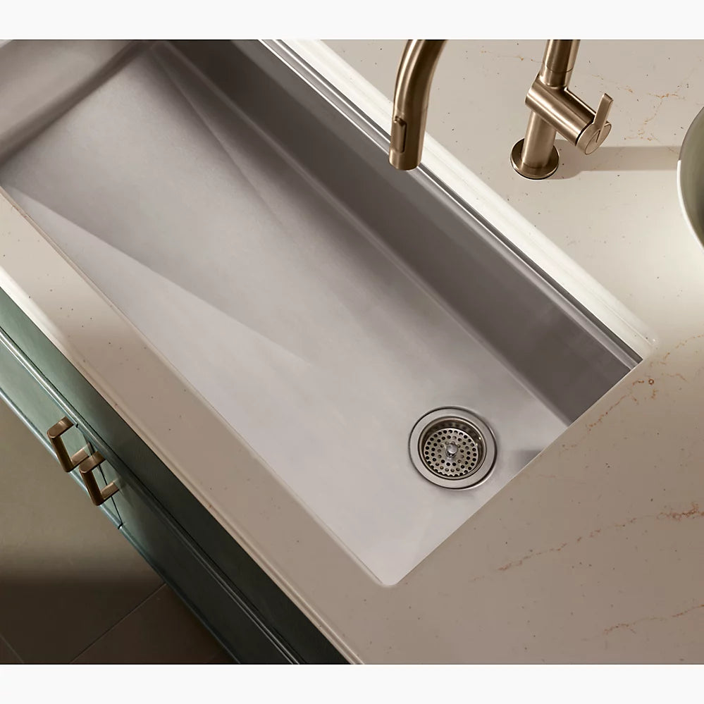 Kohler Strive® 44" undermount single-bowl workstation kitchen sink