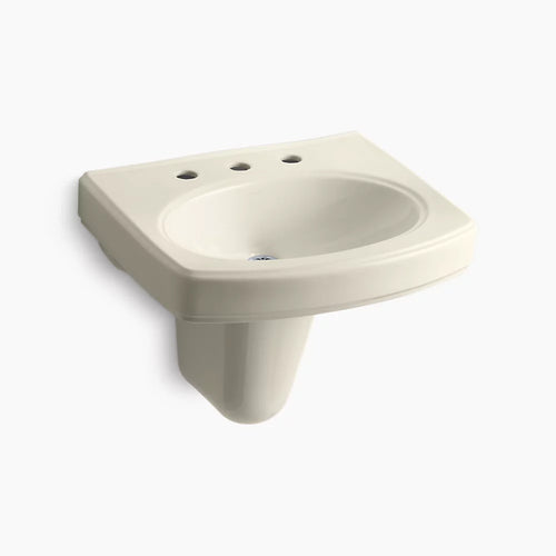 Pinoir® 22" oval wall-mount bathroom sink
