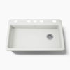 Kohler Riverby® 33" undermount single-bowl kitchen sink