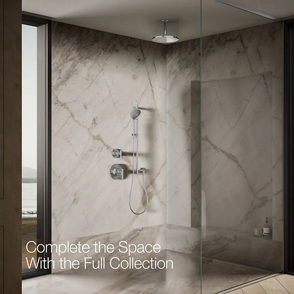 Kohler Round 10" single-function rainhead, 2.5 gpm
