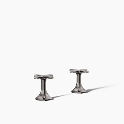 Kohler Deck-mount bath faucet handles with Cross design