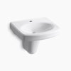 Pinoir® 22" oval wall-mount bathroom sink